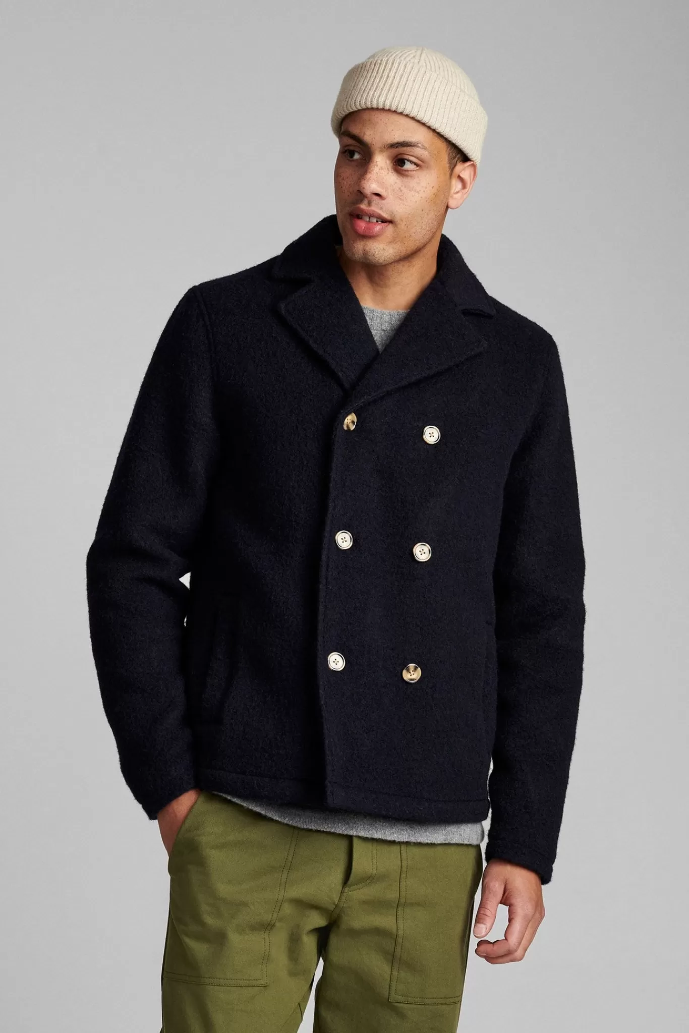 Anerkjendt Jackets & Coats<Akskagen Boiled Wool - Sky Captain