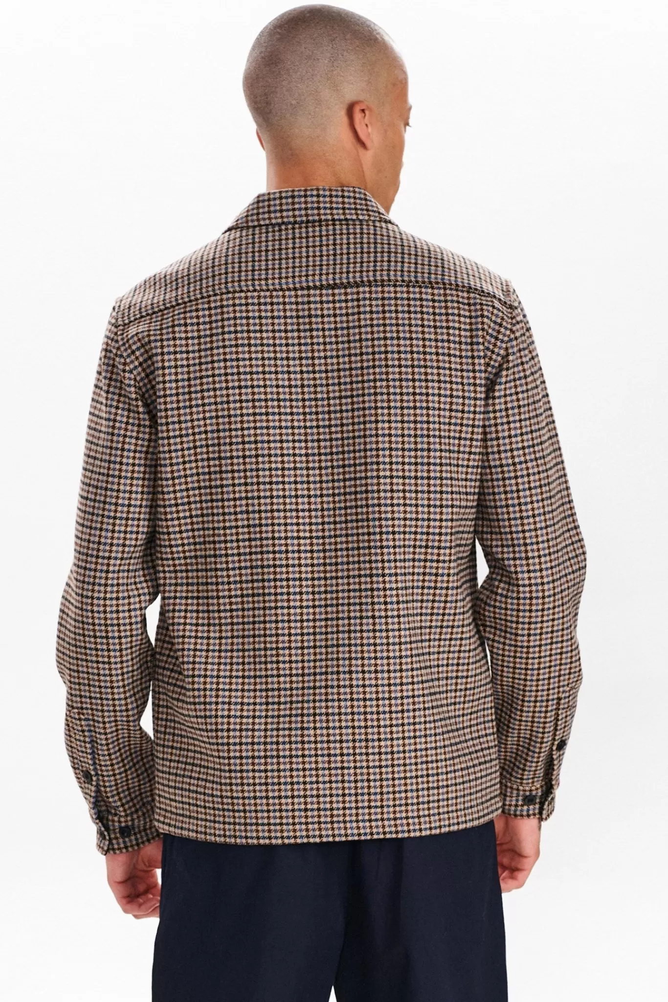 Anerkjendt Overshirts<Aksoldado Check Overshirt - Dark Navy