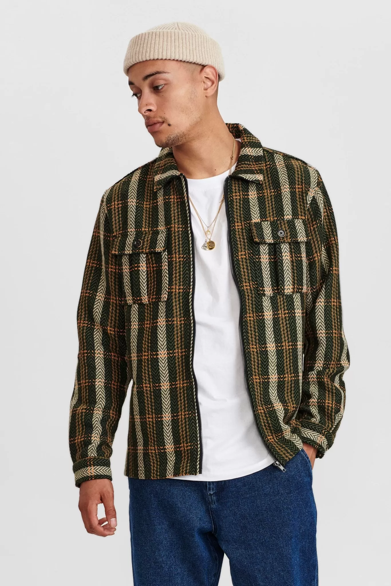 Anerkjendt Overshirts<Aksoldado Check Overshirt - Deep Forrest