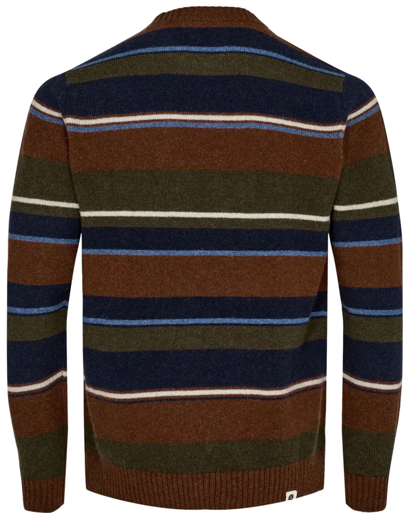 Anerkjendt Knits<Aksune Jac Stripe Lambswool Knit - Cinnamon Stick