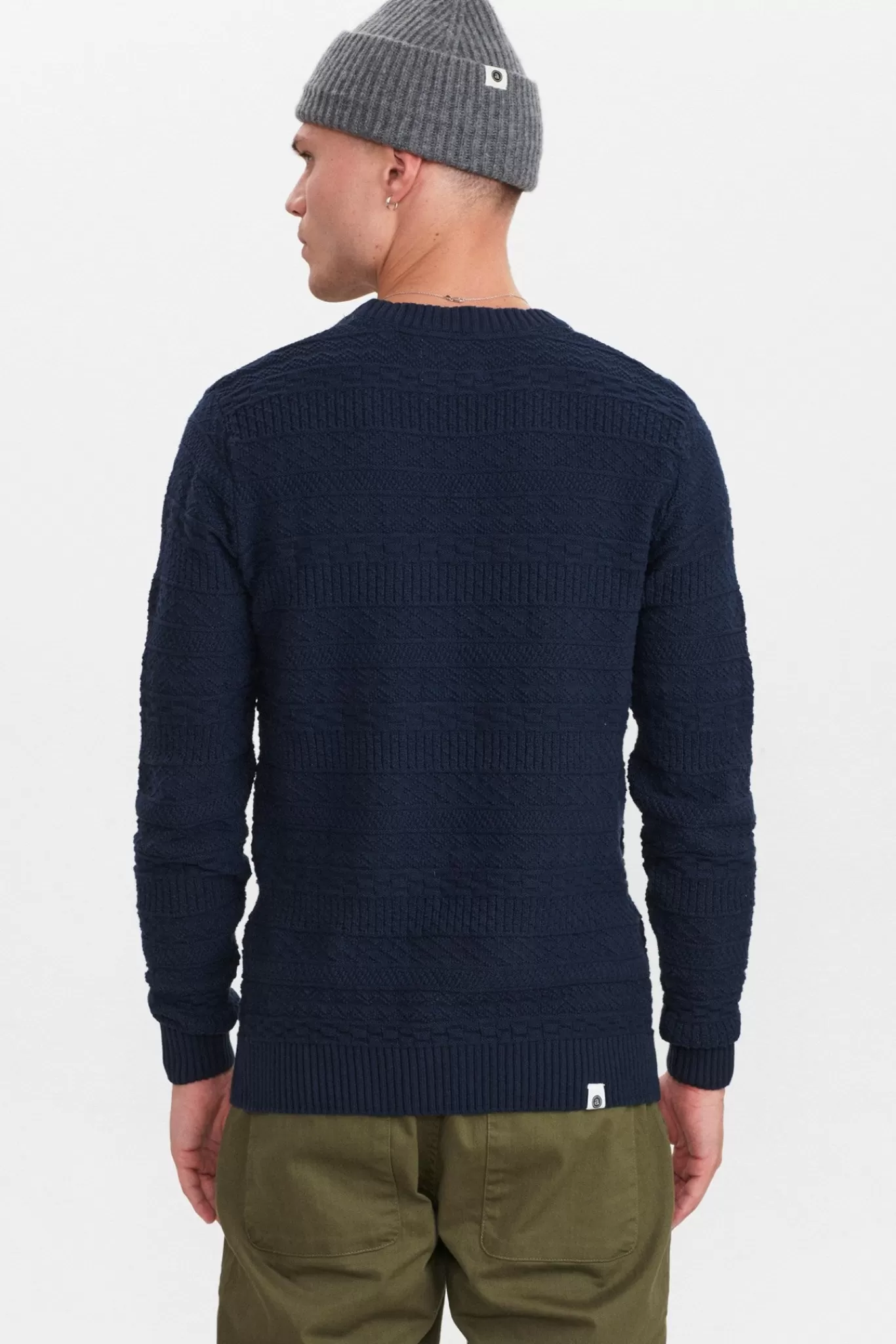 Anerkjendt Knits<Aksune Jacquard Knit - Sky Captain