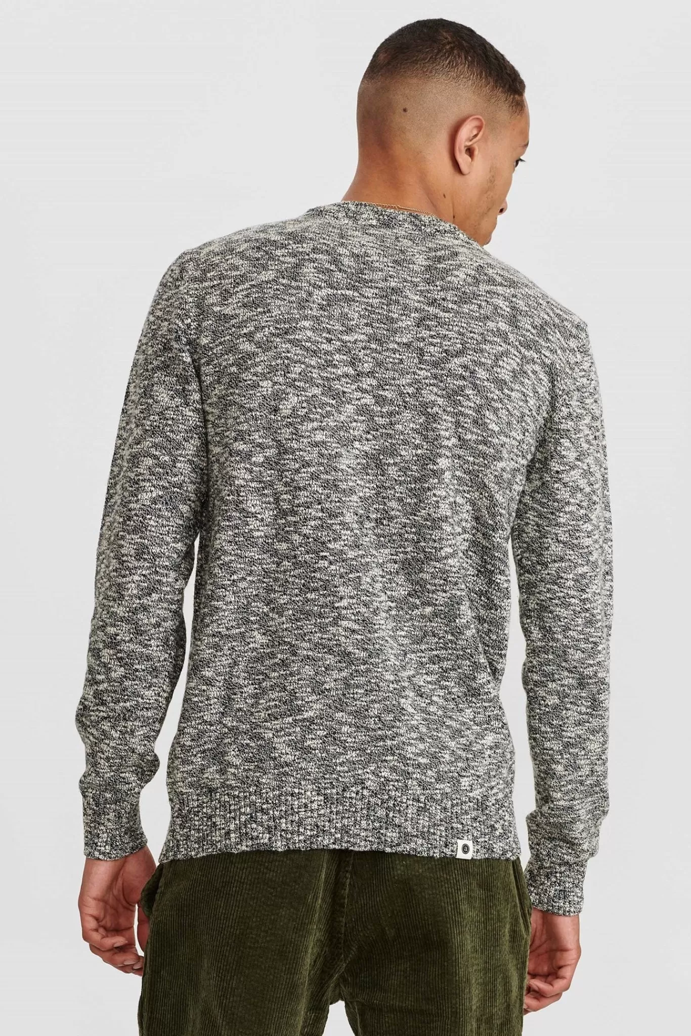 Anerkjendt Knits<Aksune Melange Knit - Granit Grey Mel