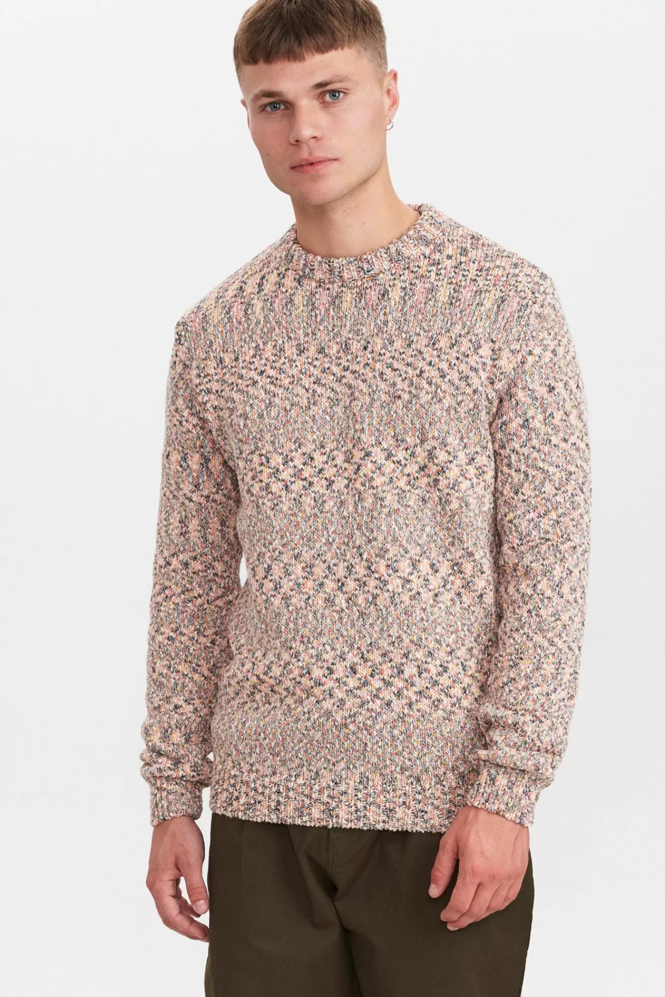 Anerkjendt Knits<Aksune Multi Colour Knit - Granit Grey Mel