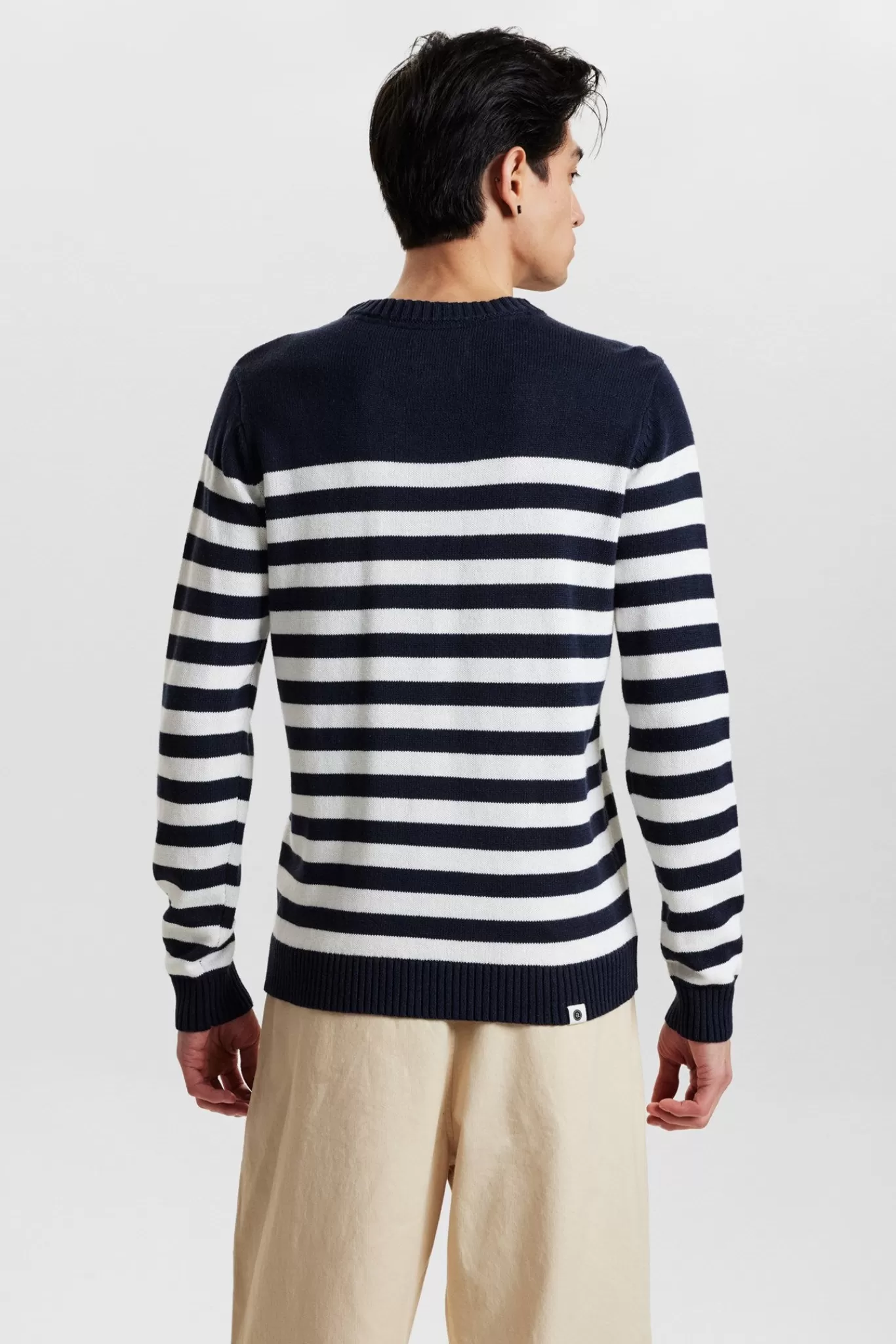 Anerkjendt Knits<Aksune Stripe Knit - Dark Navy