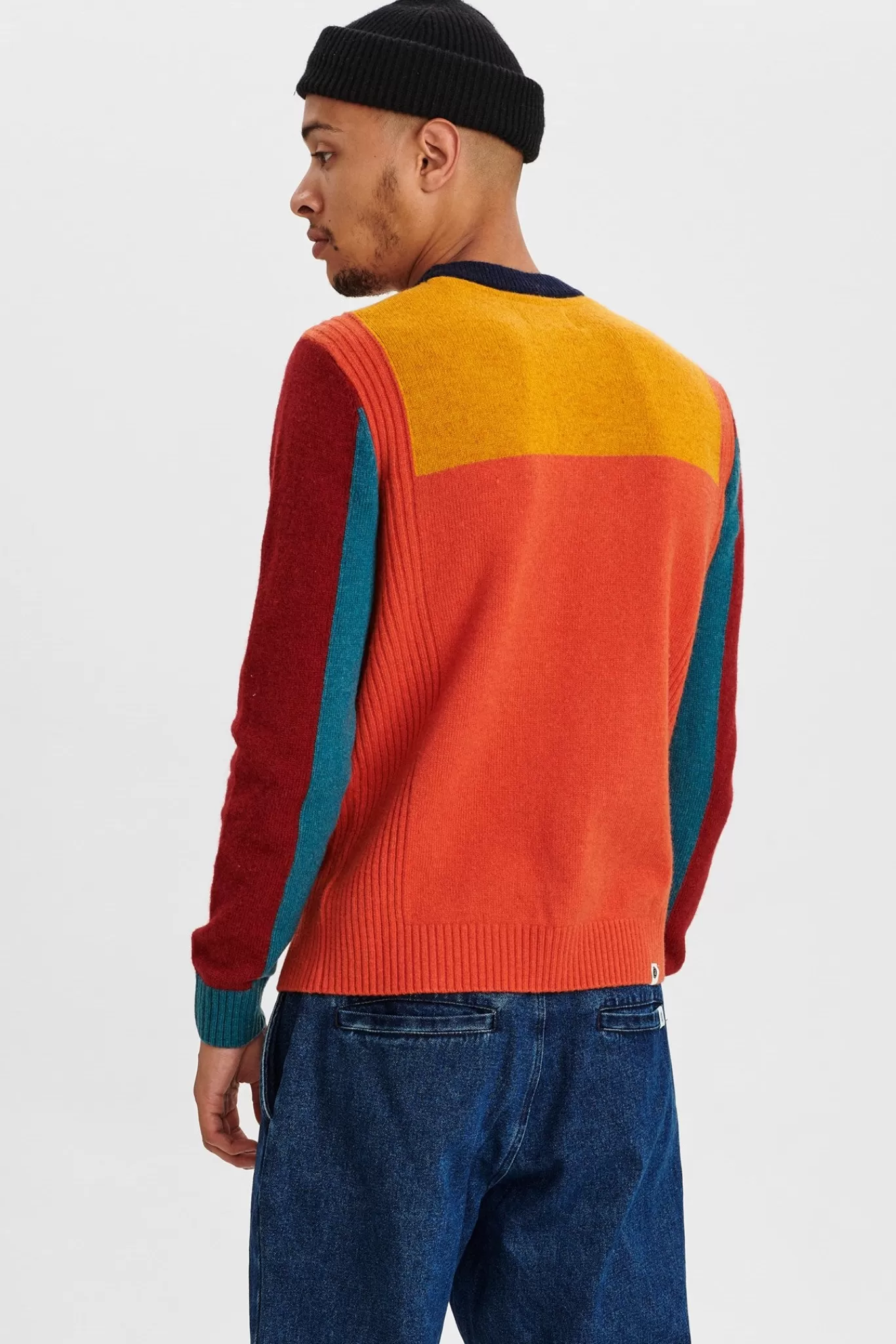 Anerkjendt Knits<Aksune Stripe Lambswool Knit - Chili