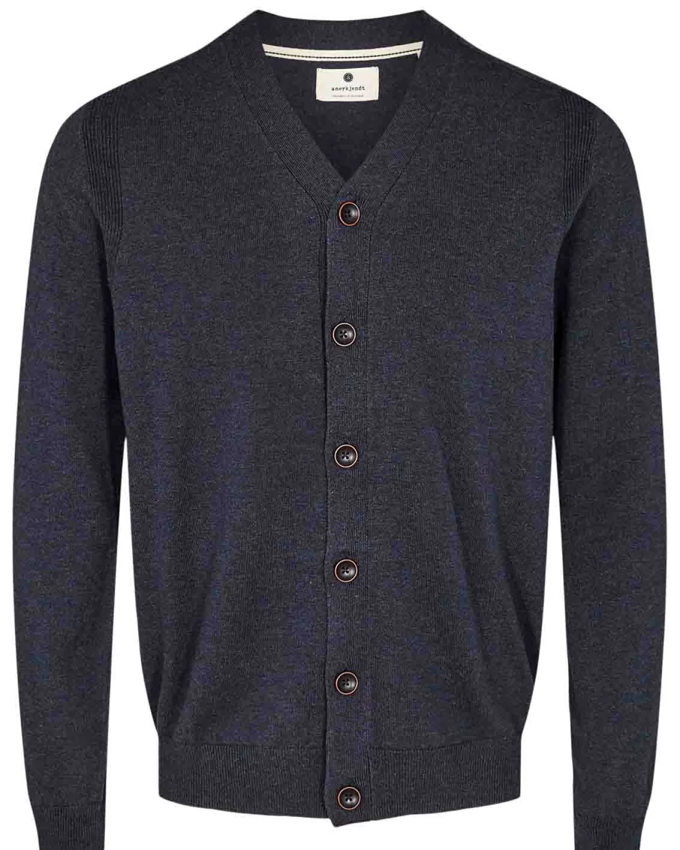 Anerkjendt Knits<Aksvend Cot/Silk Cardigan - Dark Navy