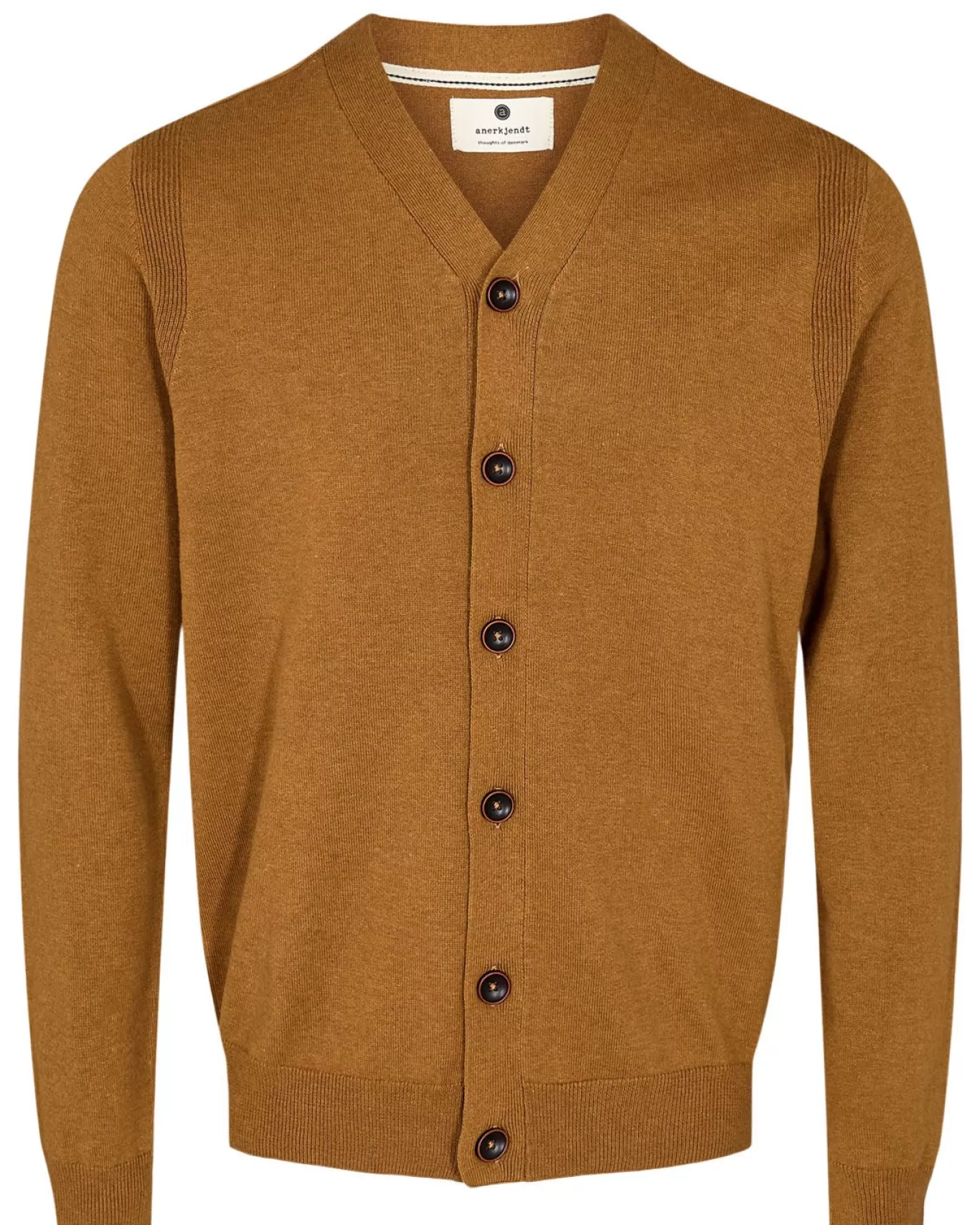 Anerkjendt Knits<Aksvend Cot/Silk Cardigan - Golden Brown