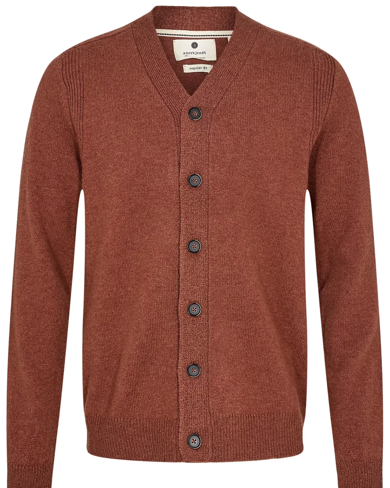 Anerkjendt Knits<Aksvend Lambswool Cardigan - Cinnamon Stick