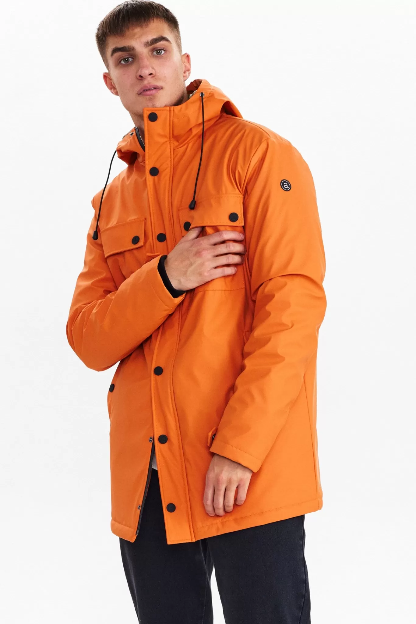 Anerkjendt Jackets & Coats<Akthomas Padded Raincoat - Apricot Orange