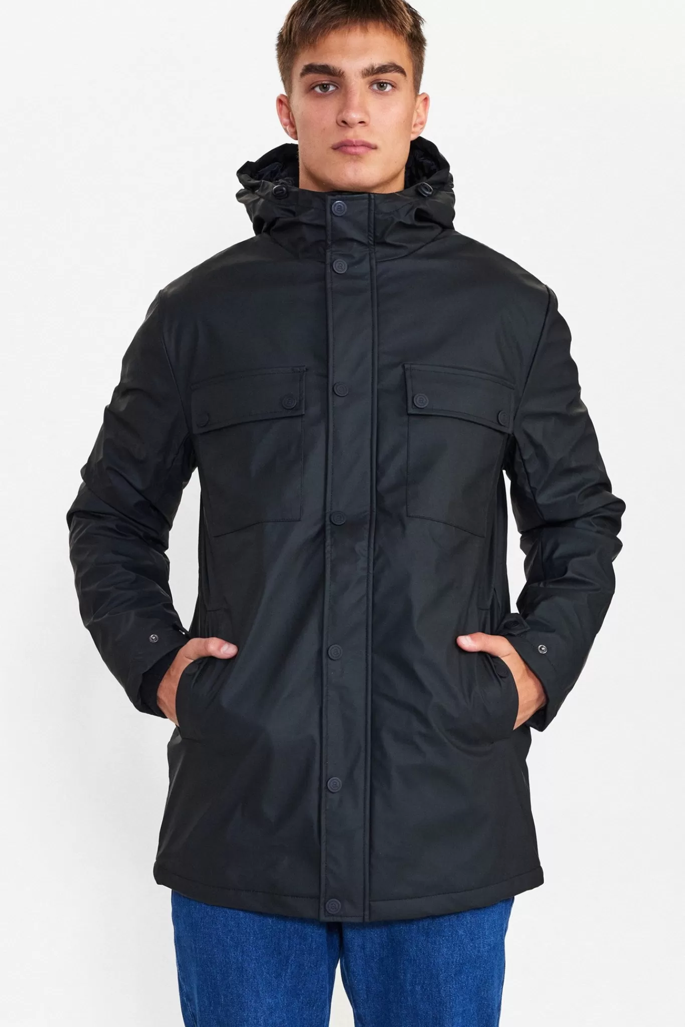 Anerkjendt Jackets & Coats<Akthomas Padded Raincoat - Caviar