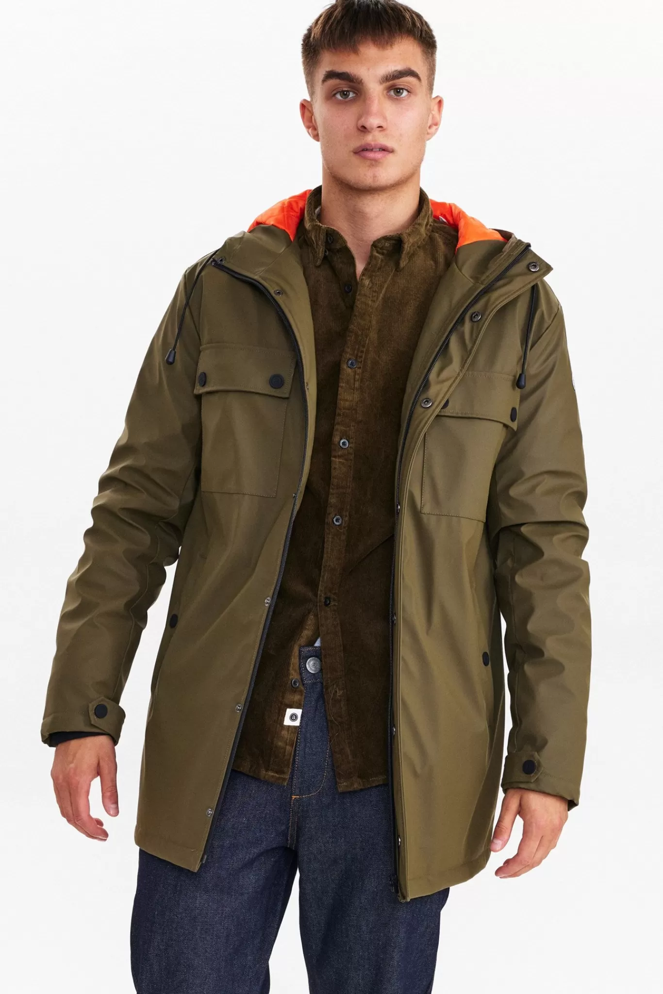 Anerkjendt Jackets & Coats<Akthomas Padded Raincoat - Dark Olive