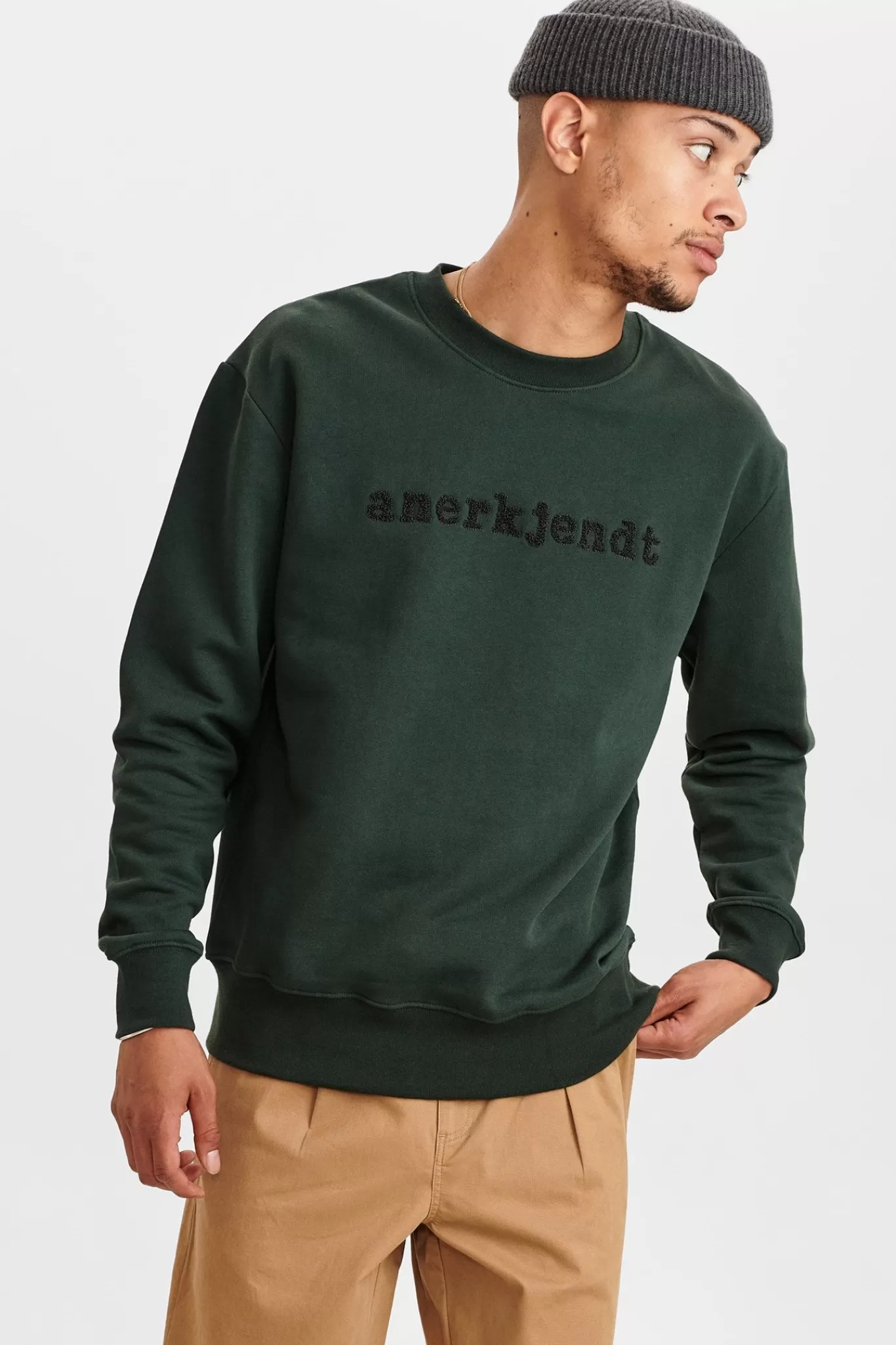 Anerkjendt Sweatshirts<Aktristian Logo Sweat - Deep Forrest